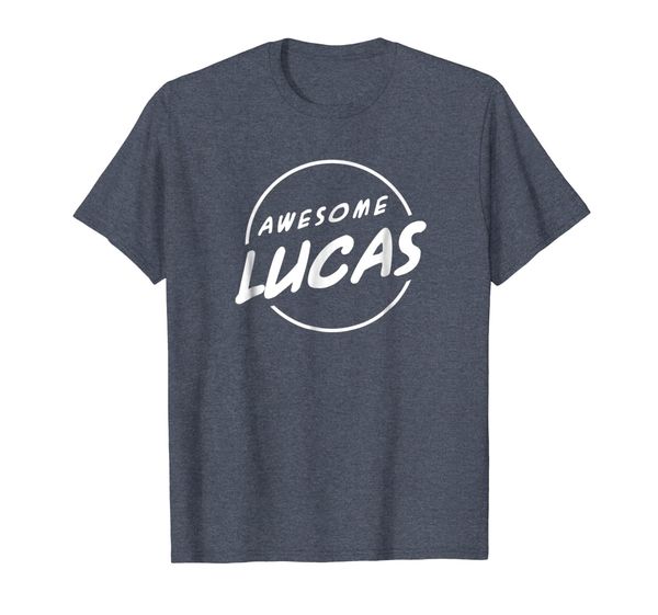 

awesome lucas t-shirt, White;black