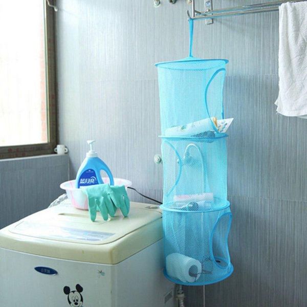 

storage bags shelf hanging net kids toy organizer bag bedroom wall door closet