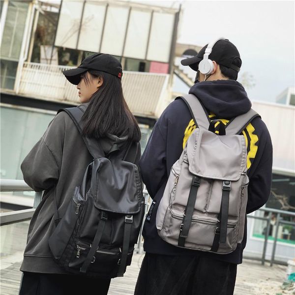

backpack korean version of street travel backpack leisure middle and high school students schoolbag