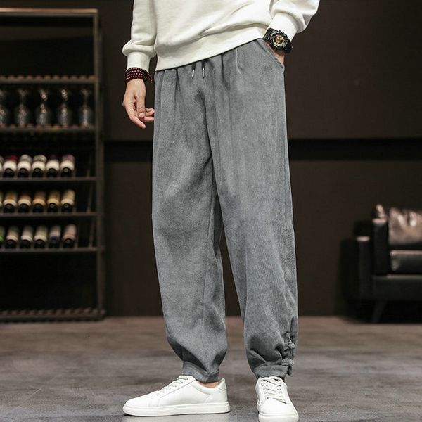 

men's pants cargo harem jogger men hip hop fashion casual track trousers streetwear harajuku elastic waist male swea 24z9, Black