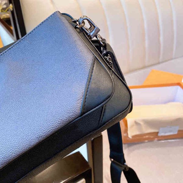 

designer luxury mens trio shoulder bag leather letter pattern fashion classic three in one handbag