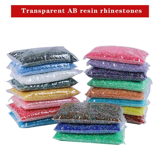 

yantuo wholesale 3mm transparent bottom resin rhinestones for tumblers nails, Black