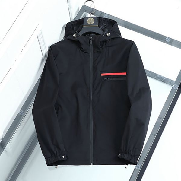 

fashion digner mens et goo d spring autumn outwear windbreaker zipper cloth ets coat outside can sport euro size men's clothing, Black;brown