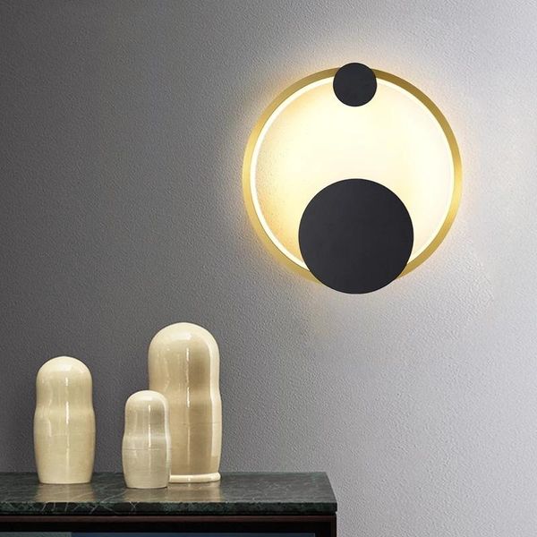

wall lamp luxury atmosphere led nordic lamps bedroom bedside aluminum fixtures living room background lighting decorative luminaire