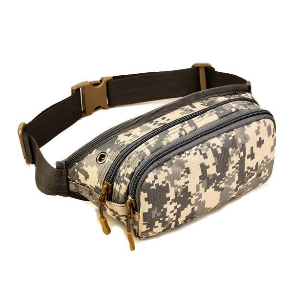 

fishing accessories 2021 fanny pack tactical military waist bag hip belt pouch for phone music waist-bag with headphone cord outlet gear dut