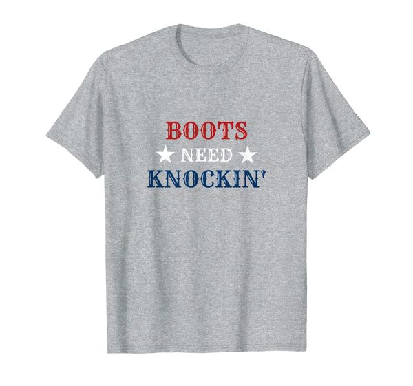 

Country Music Funny Cowboy Boots Need Knockin' T-Shirt, Mainly pictures