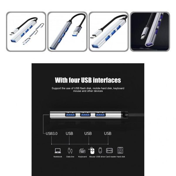

hubs durable novel fast transmission usb type-c monitor hub practical multi adapter wear-resistant for daily use