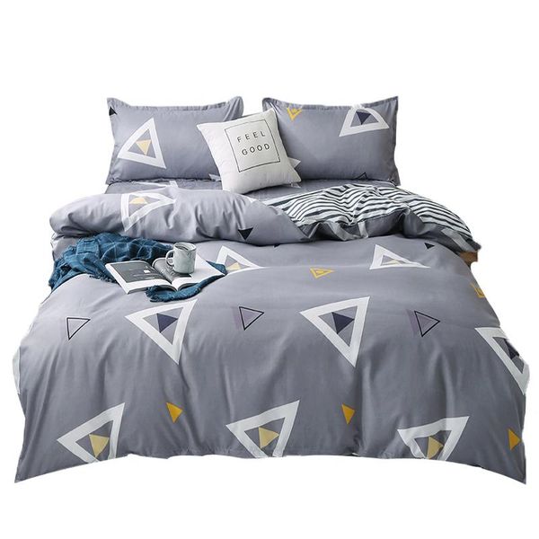 

bedding sets simple polyester set soft single person cute washed bedroom comforter ropa de cama home products di50ct