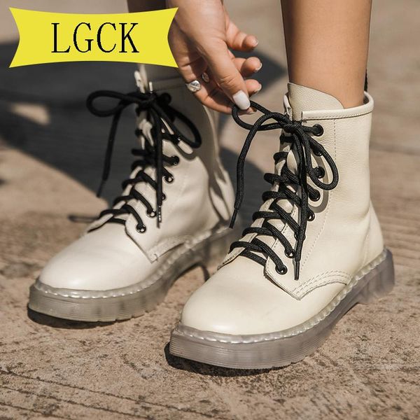 

boots plus size 34-39 fashion woman lace up ankle flat heel shoes women winter autumn daily short footwear, Black