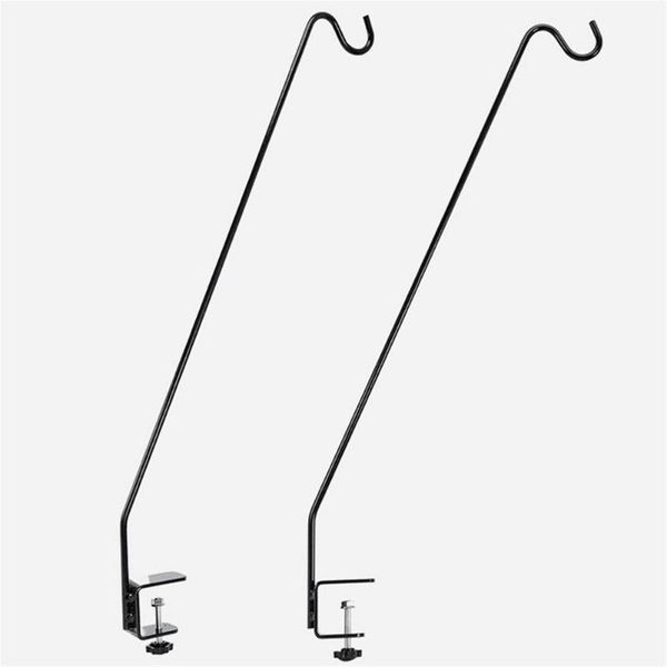 

hooks & rails 1set metal iron garden hanging wall brackets heavy duty deck hook set for lantern planter