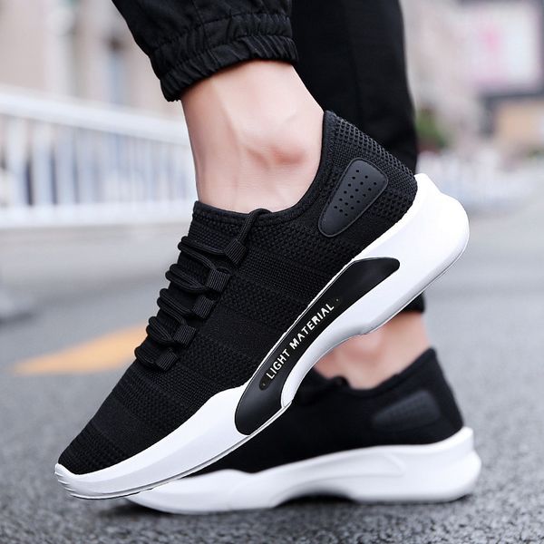 

Autumn breathable leisure sports running fashion versatile trend net top 2021 new spring men's shoes, White