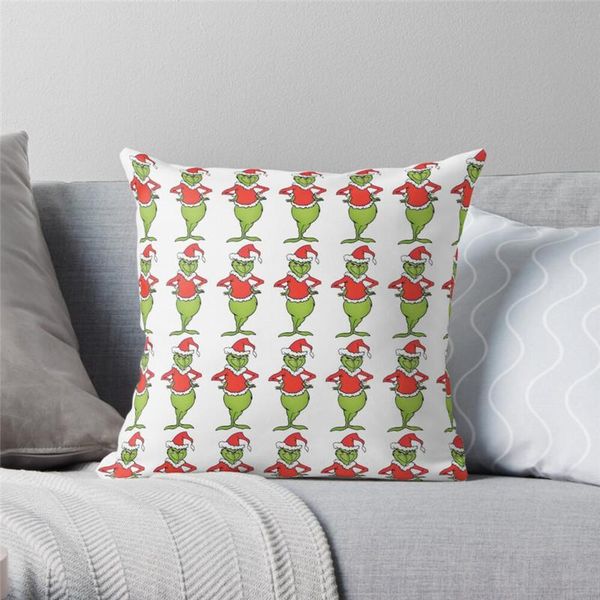 

cushion/decorative pillow merry christmas cushion cover many green monster printed 45*45cm pillowcase gifts xmas decorative for home