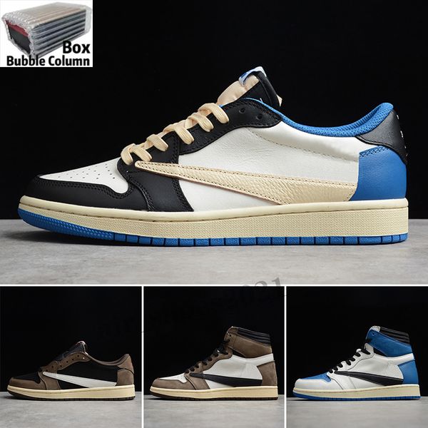 

1s 1 high og low basketball shoes military blue shoe fashion men women trainers sports sneakers 36-46