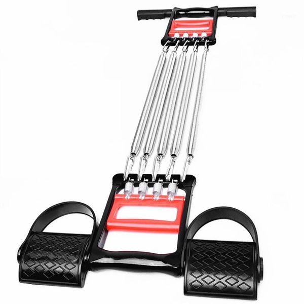 

resistance bands footstool tensioner chest expansion five springs three-purpose multifunction arm force fitness equipment1