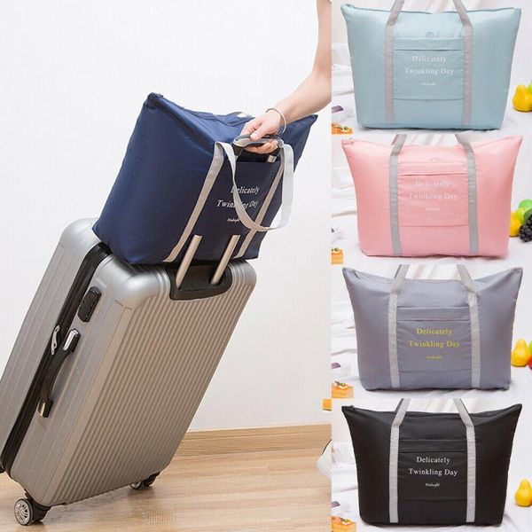 

oxford traveling capacity bags women large waterproof luggage duffle men organizer cubes bag bag folding packing foldable sicbv