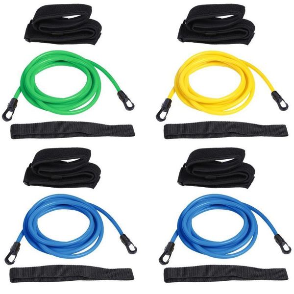 

pool & accessories kids swimming exerciser safety leash latex tubes various specifications styles swim training resistance elastic bel