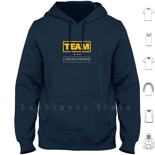 

men's hoodies & sweatshirts team lomachenko vasyl box boxing fans, Black