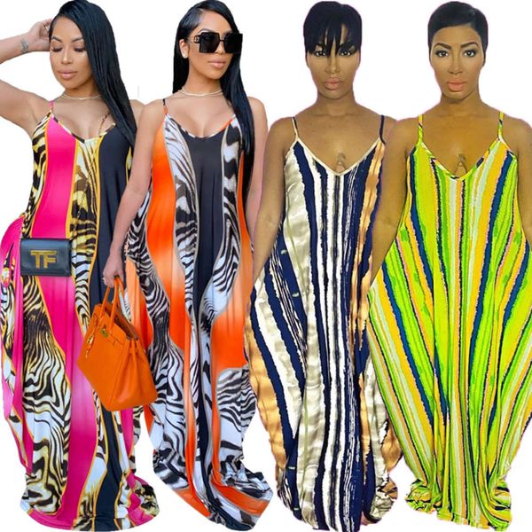 

8574 beach sling v-neck pocket women's dress, Black;gray