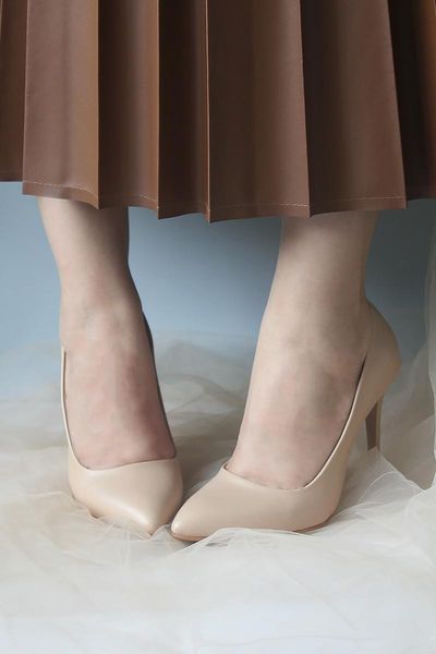 

dress shoes women's skin color evening heels, Black