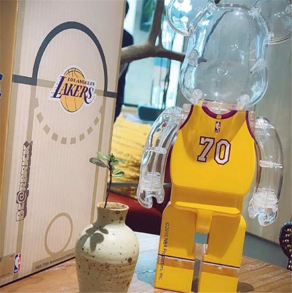 

new style 400% 28cm bearbrick the abs the 70th anniversary fashion bear chiaki figures toy for collectors be@rbrick art work model decoratio