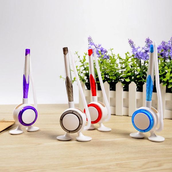 

gel pens 10pcs bank el front desk deskpen double feet can stick in
