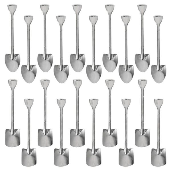 

spoons 1 set of 20pcs ice cream dessert retro shovel for cafe home