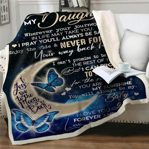 

blankets express love letter 3d velvet plush bedspread sherpa blanket couch quilts cover warm thicken home textiles gift