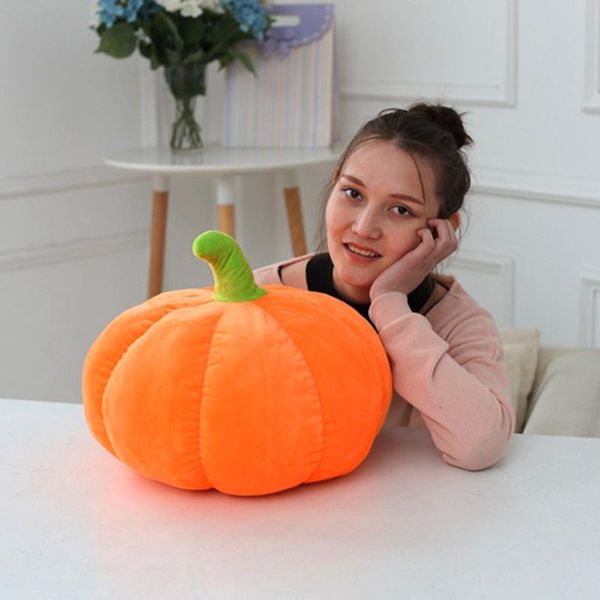

pillow halloween pumpkins decorative couch throw for kids toddlers orange soft stuffed pumpkin fluffy plush toy #p2
