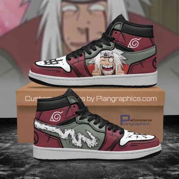 

luxury printed shoes custom jiraiya sneakers mens sport footwear diy trainers