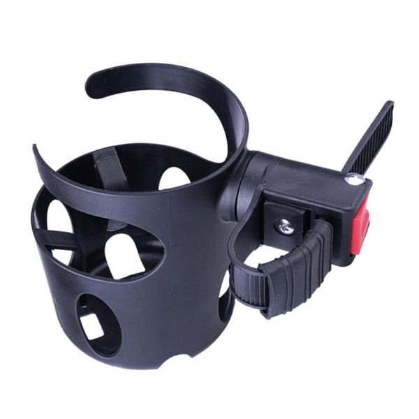 

water bottles & cages adjustable baby trolley bottle shelf carriage feeding holder rack cart accessories (black)