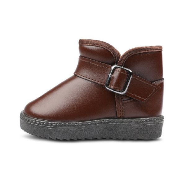 

toddler boots pu leather shoes baby girls winter boots plush waterproof boys snow boots kids warm shoes fashion ankle
