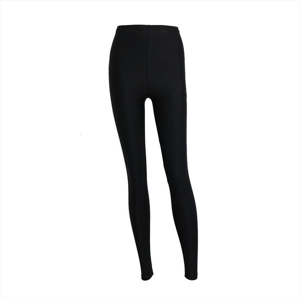 

black ankle length mid womens legging waisted skinny plus size spandex elastic fitness leisure spring