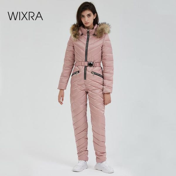 

women's jumpsuits & rompers wixra one piece ski jumpsuit breathable snowboard jacket skiing pant sets bodysuits outdoor snow suits wome, Black;white