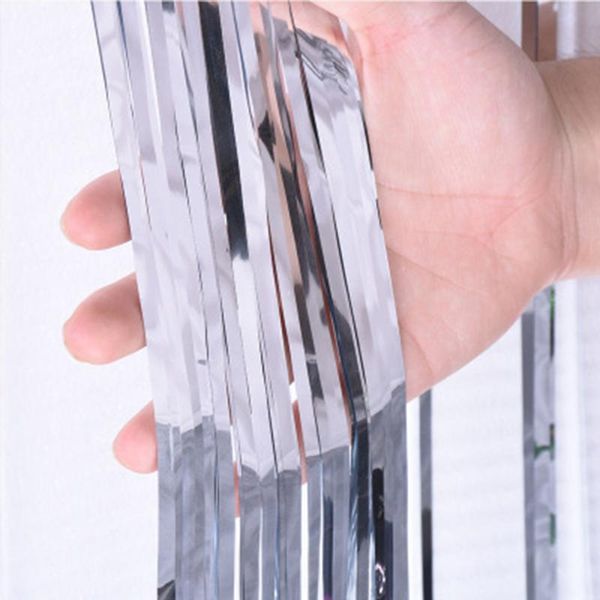 

party decoration string door curtain room window panel tassel fringe background foil