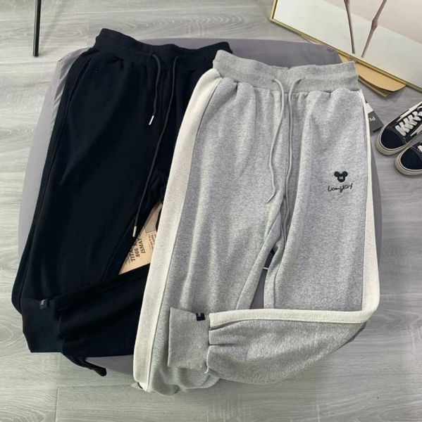 

women's pants & capris cotton cinch bottom running sweatpants drawstring lounge joggers with pockets, Black;white