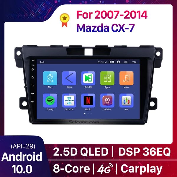 

2din dsp android 10.0 car dvd gps navigation radio multimedia player for 2007-2014 mazda cx-7 cx7