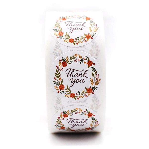 

gift wrap 500pcs thank you birthday stickers wedding round shape seal labels scrapbooking cute stationery