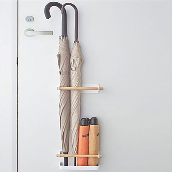 

hooks & rails tieyi family umbrella storage rack
