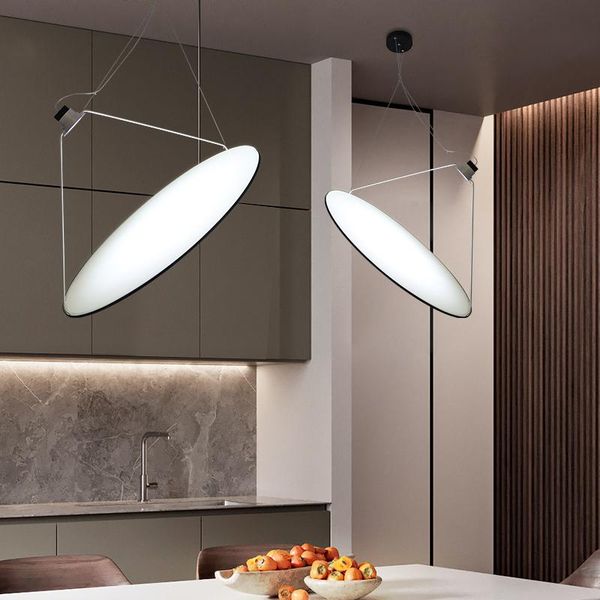 

post modern simple personality acrylic designer model room living room bedroom dining staircase hall chandelier