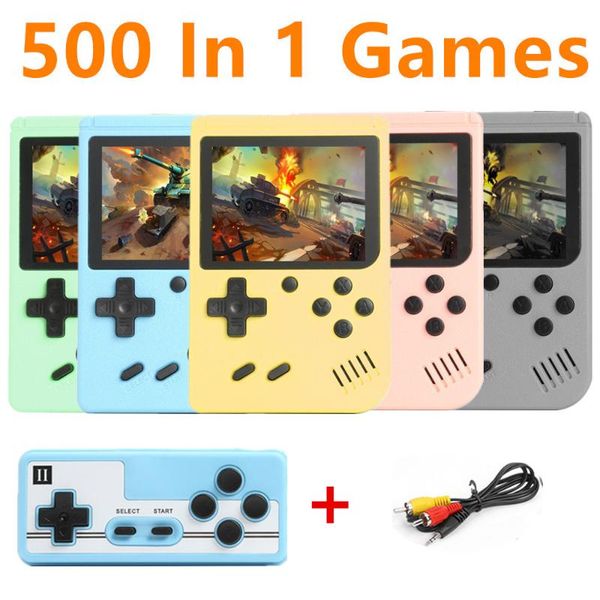 

portable game players mini retro video console handheld boy 8 bit 3.0 inch color lcd screen