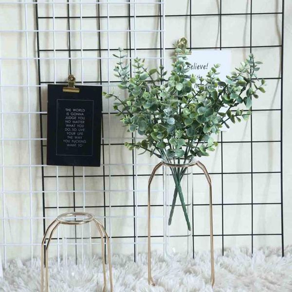 

nordic money leaf silk artificial flower plants home garden decor christmas gift wedding green wall fake flower eucalyptus