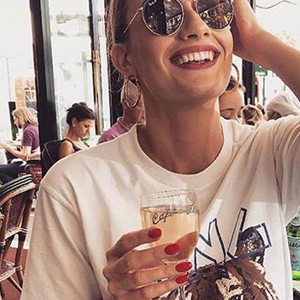 

harajuku vintage tiger print tee women 2021 new graphic white cotton short sleeve tee shirt summer casual chic t shirt female