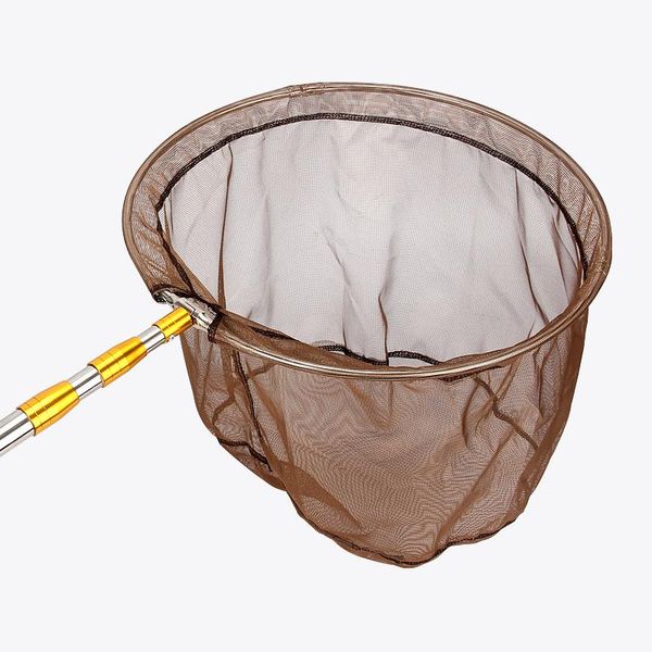 

aluminum alloy 2.5/1.8/2.1/m retractable fishing net telescoping foldable landing net pole folding landing for fishing