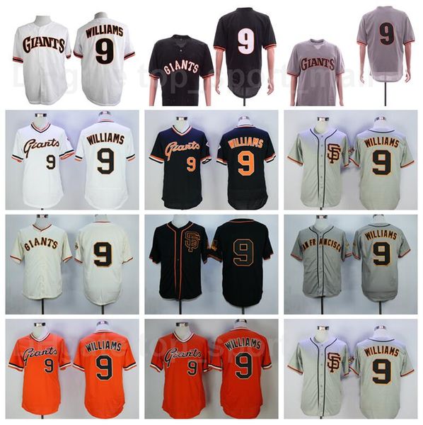 

retror 1989 vintage baseball 9 garrett williams jersey men team color cooperstown flexbase cool base pullover embroidery and sewing retire, Blue;black