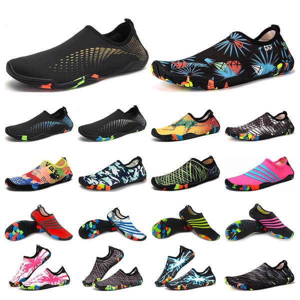 

mens swimming diving outdoor beach shoes soft-soled creek sneakers grey barefoot skin snorkeling wading fitness men womens trainers size 35-