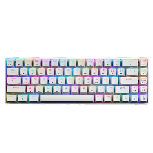 

keyboards magician 14 mechanical keyboard rgb backlit 86-key usb interface office home game player