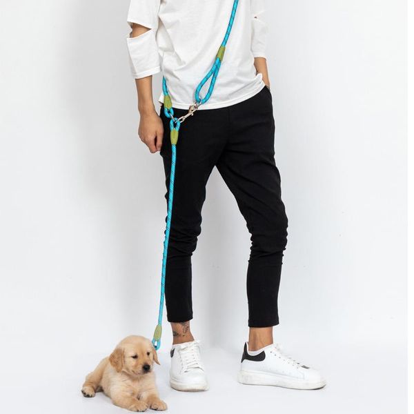 

dog collars & leashes leash harnesses reflective nylon walking slung shoulder hands running rope chain for small large dogs