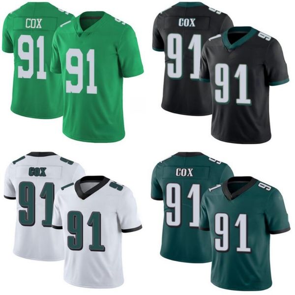 

philadelphia eagles men #91 fletcher cox women youth jersey, Black