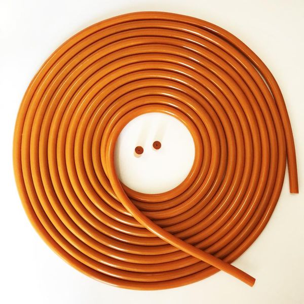

2021 14mm spearfishing rubber tube spear gun band elastic latex tube orange color speargun bands