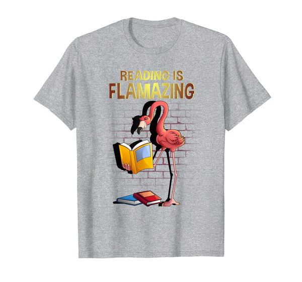 

Cool Reading Is Flamazing | Funny Flamingo Book Reader Gift T-Shirt, Mainly pictures